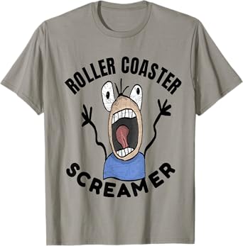 Roller Coaster Screamer Loves The Thrill Of The Ride T-Shirt