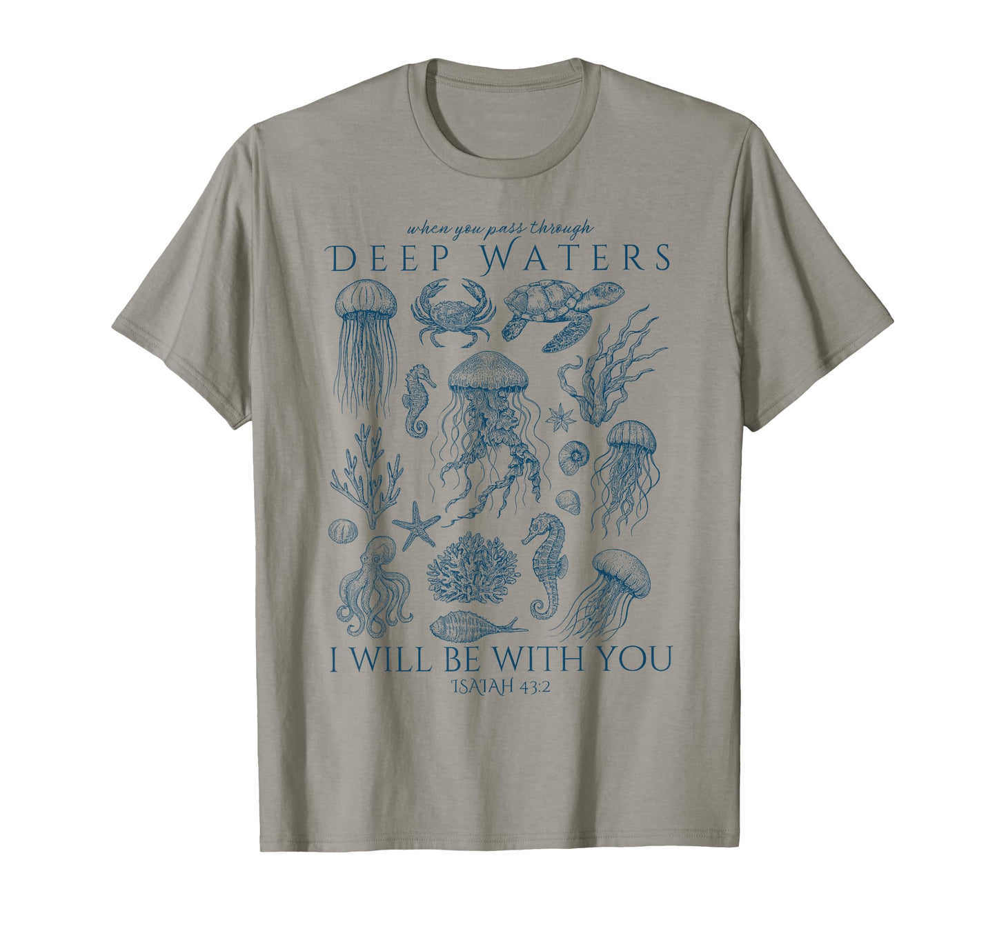 Christian Ocean Animal Coastal Sea Deep Water Life Men Women T-Shirt