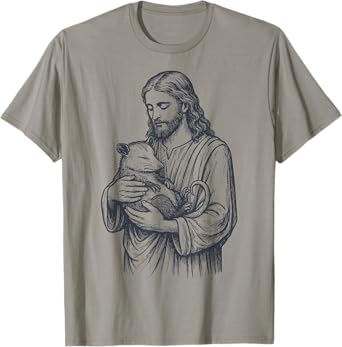 Jesus Holding Opossum T-Shirt