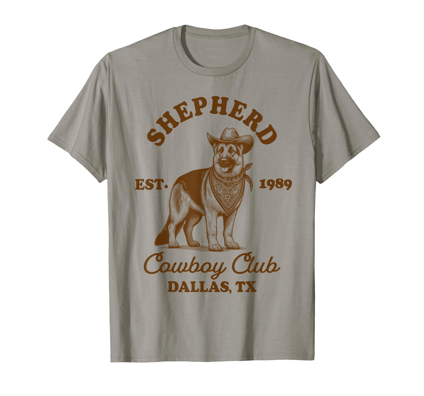 German Shepherd Mom Western Howdy Shepherd Cowboys Club T-Shirt