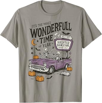 It's The Most Wonderful Time Of Year Halloween Skeleton T-Shirt