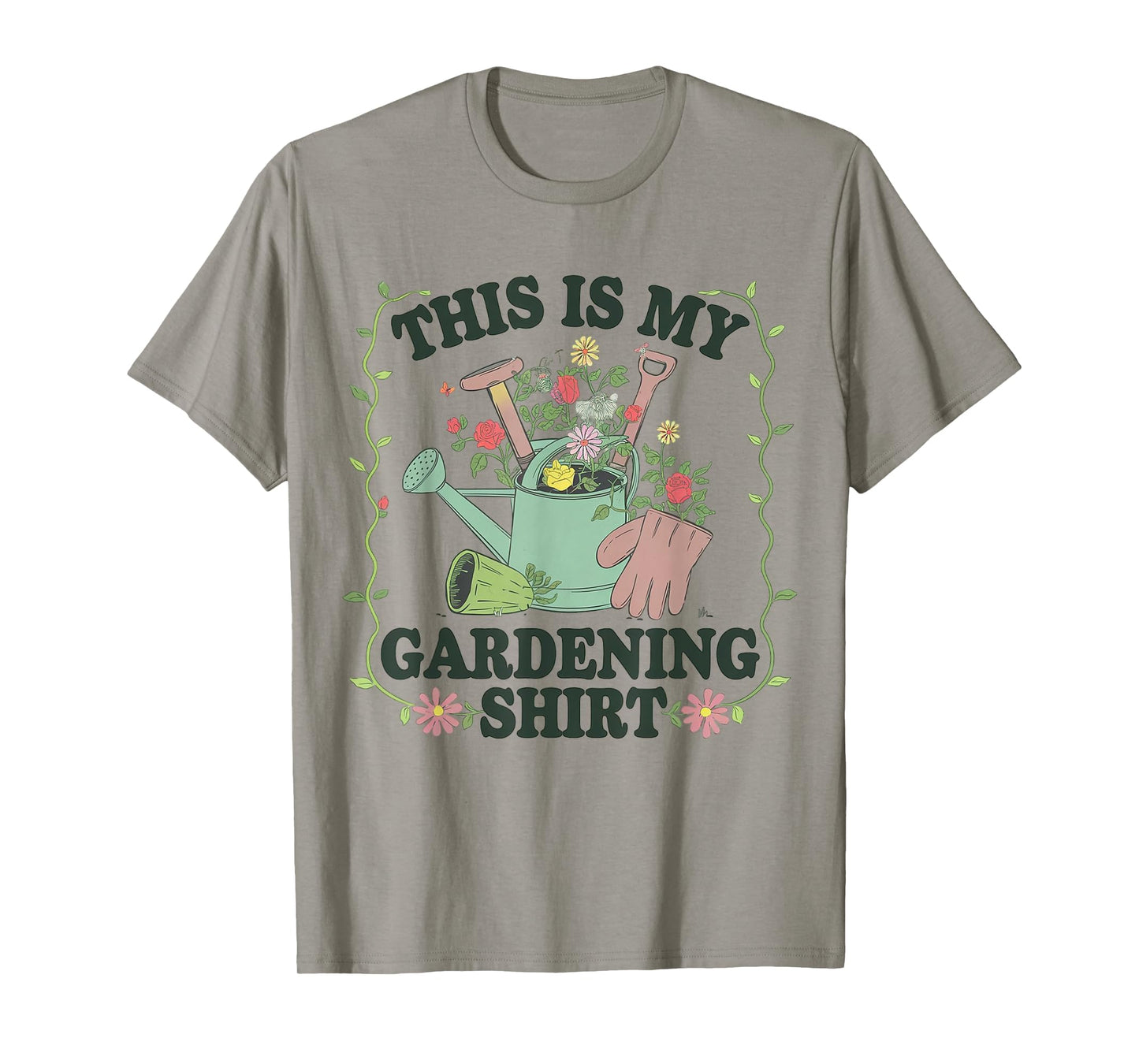 This Is My Gardening Shirt Funny Gardener Gifts Plants Lover T-Shirt