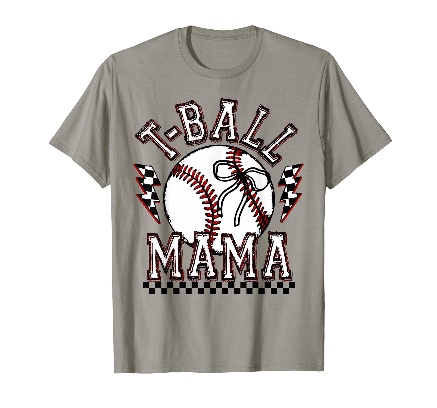 T-ball Mama Mom Funny Mother's Day Coquette Tee-Ball Womens T-Shirt