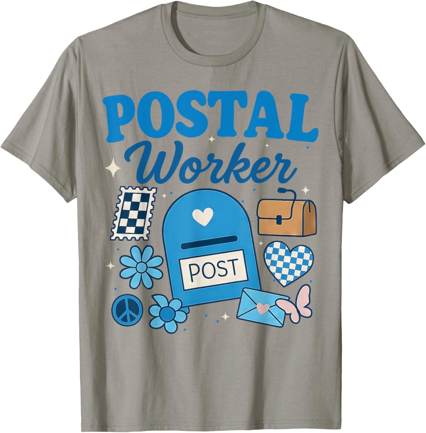 Funny Retro Postal Worker Post Office Delivery Mailman Life T-Shirt
