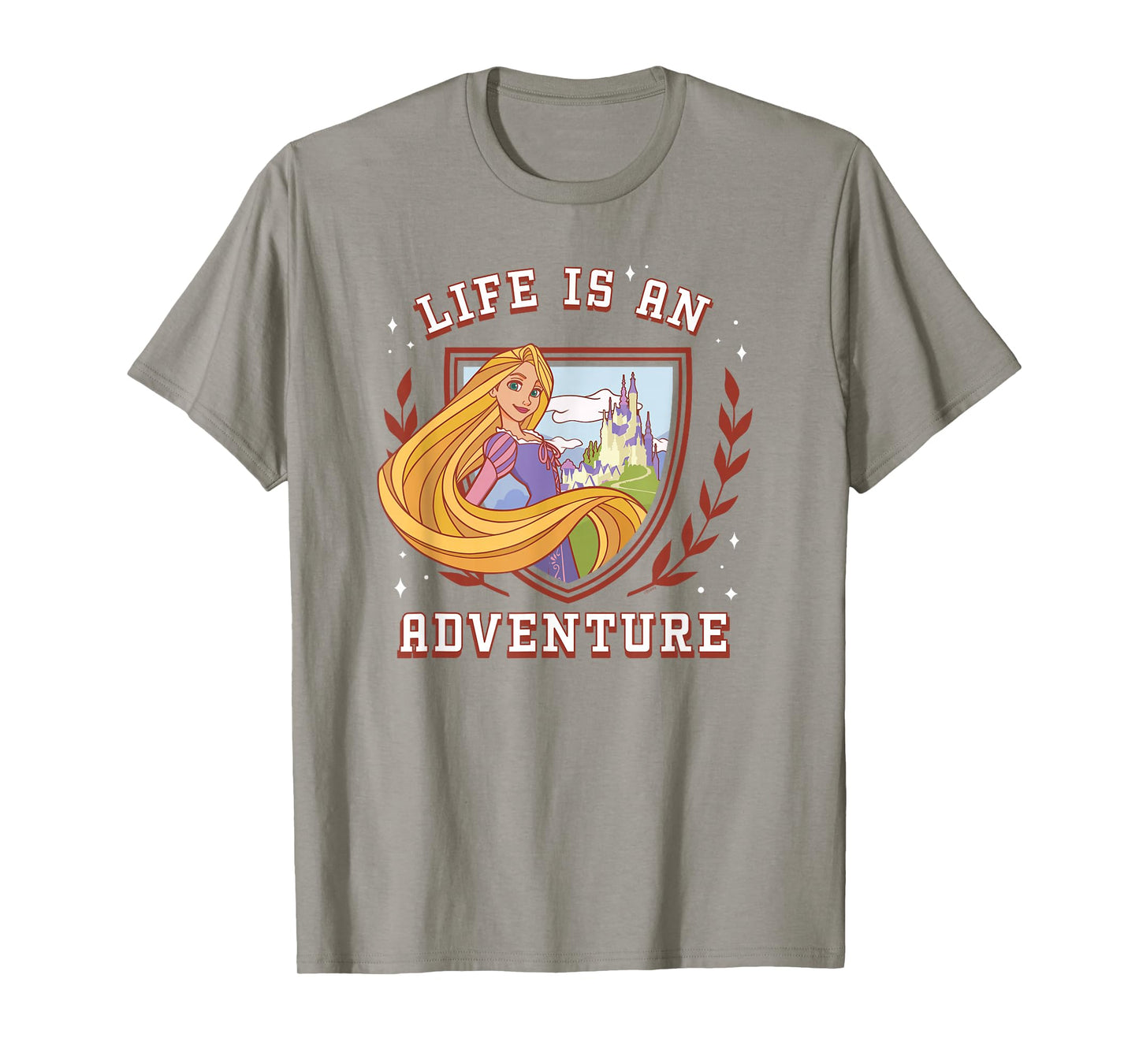 Disney Princess Rapunzel Tangled Life is an Adventure Crest T-Shirt