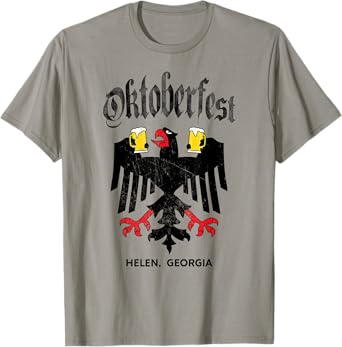 Helen GA Oktoberfest German Eagle Drinking Buddy T-Shirt