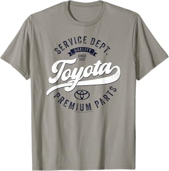 Toyota Service Dept Quality Since 1937 Distressed Retro Logo T-Shirt