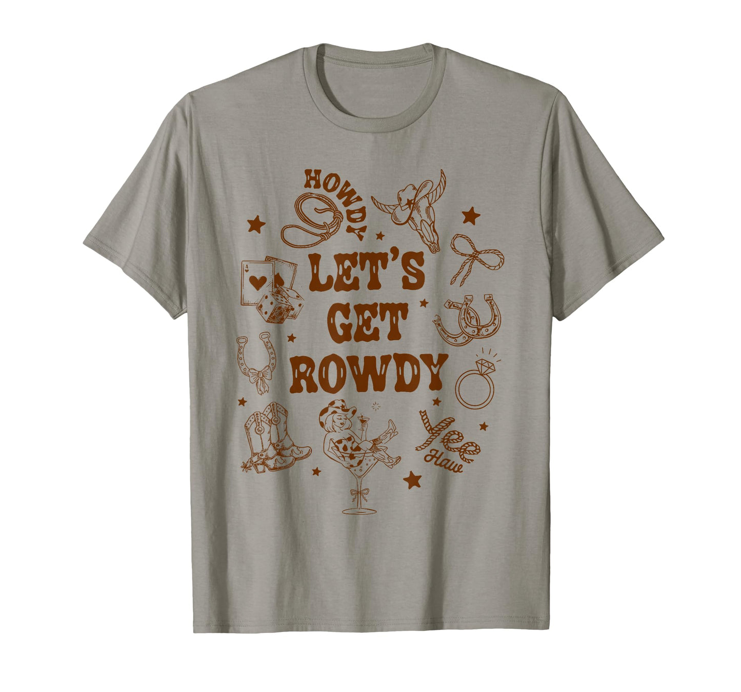 Bridesmaid Nashville Let's Get Rowdy Bachelorette Matching T-Shirt