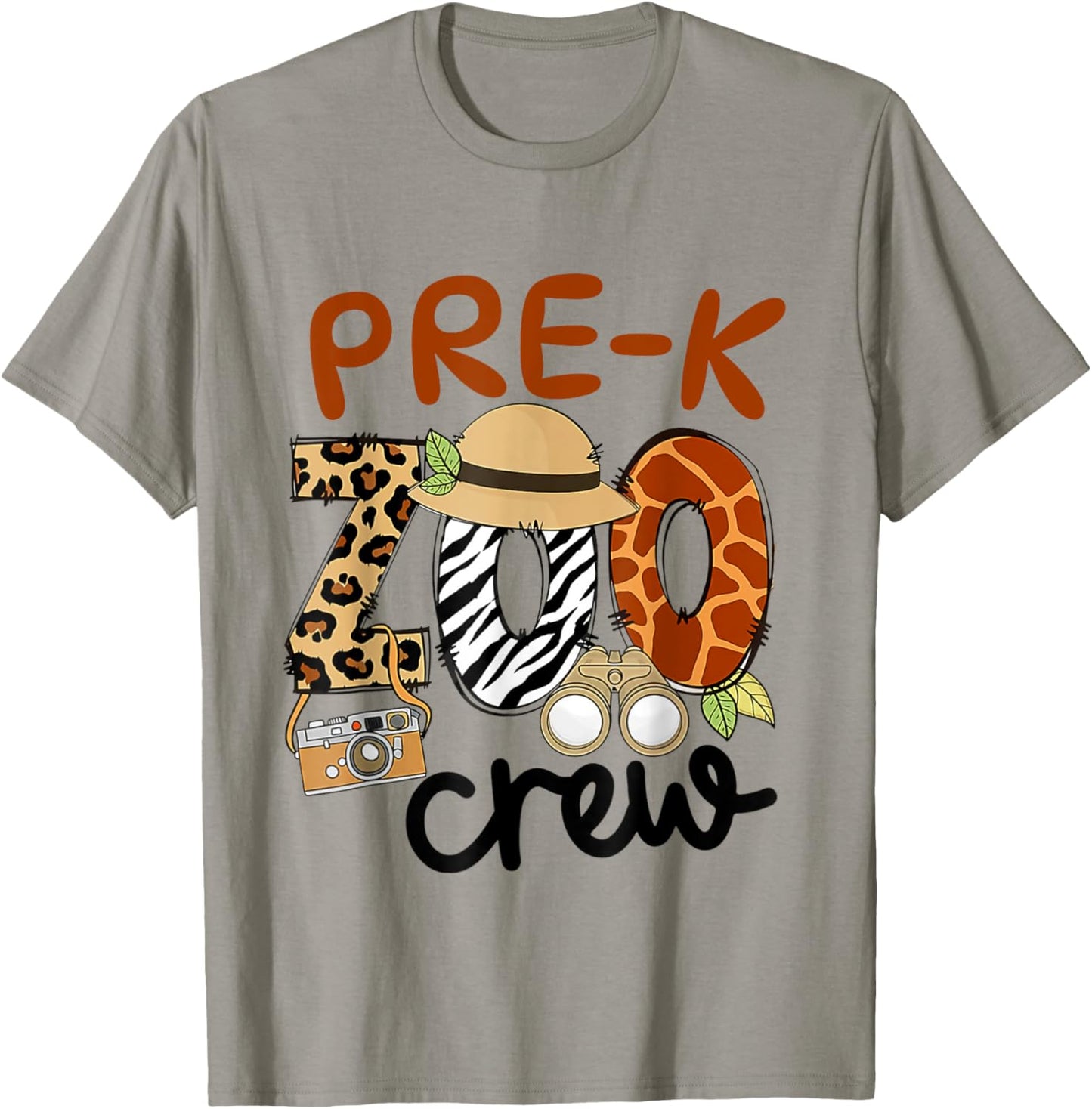 Funny Pre K Zoo Field Trip 2025 Squad Teacher Student Funny T-Shirt