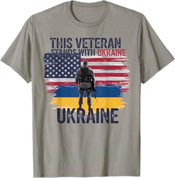 This Veteran Stands With Ukraine T-Shirt