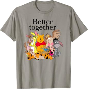 Disney Winnie the Pooh Better Together Friends Group Shot T-Shirt