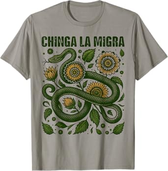Retro Chinga La Migra Pro Immigration Fascism Human Rights T-Shirt