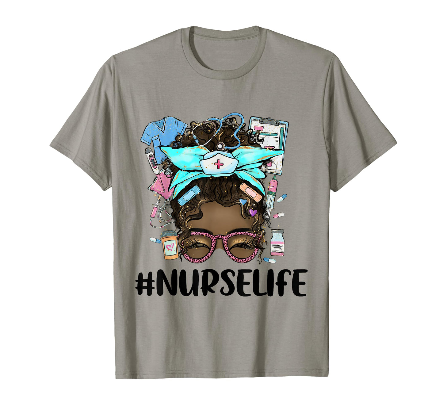 Black Nurse Life T-Shirt Proud Black Nurse Melanin Nurse T-Shirt