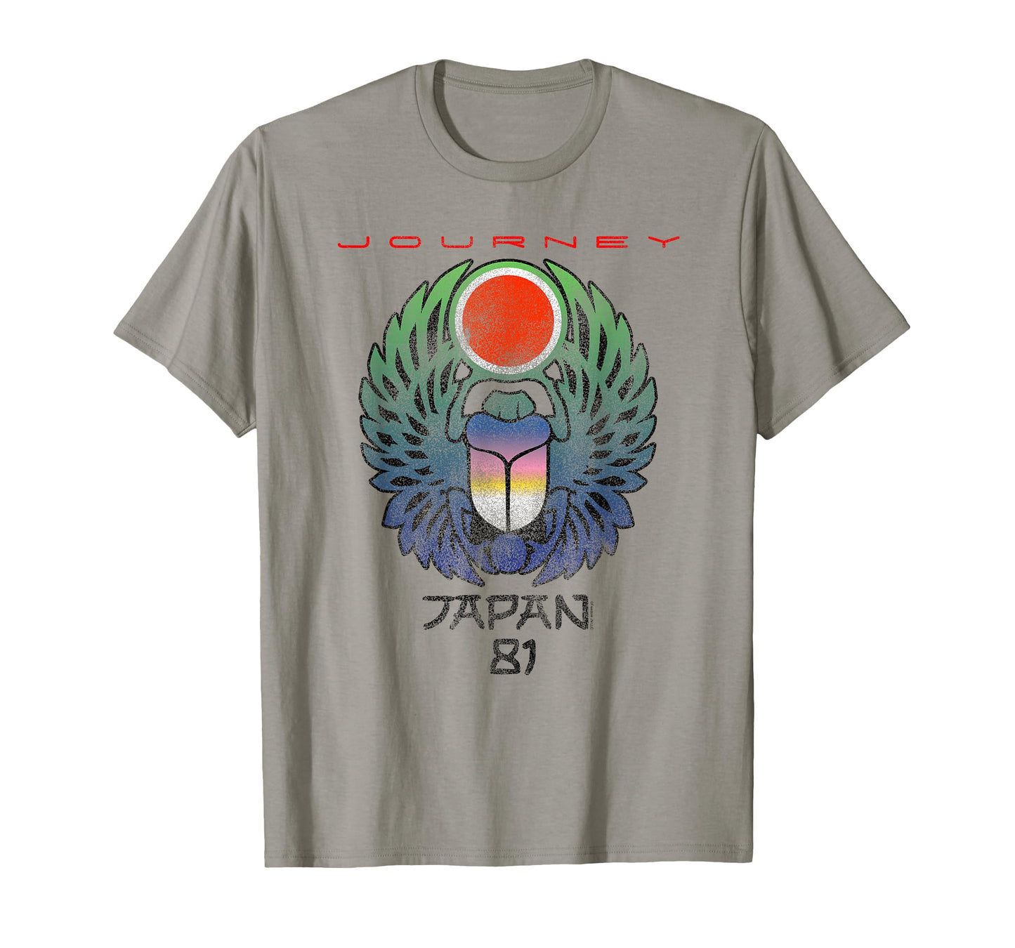 Journey Japan 1981 Scarab Beetle Music T-Shirt