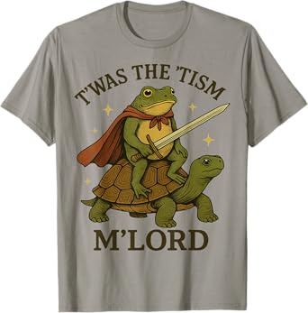 TWAS The Tism M Lord Funny Vintage Frog Graphic Tee Autism T-Shirt