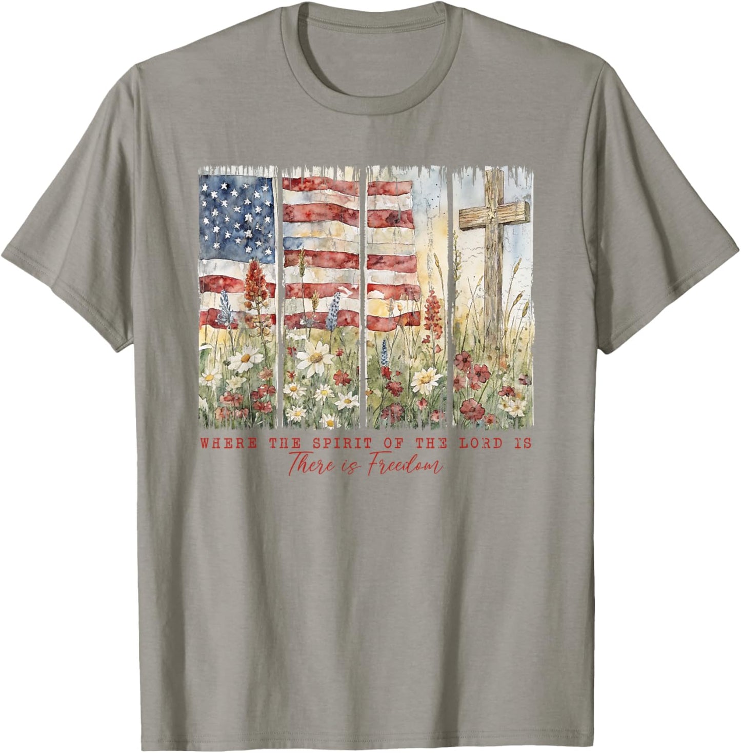 Where The Spirit Of The Lord Is There Is Freedom T-shirt