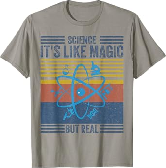 Science It's Like Magic But Real Science Teacher Geek Nerd Men Women Girls Kids T-Shirt