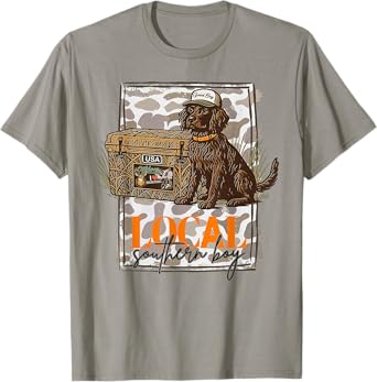 Local Southern Boy Boykin Spaniel Dog Duck Hunting Outdoor T-Shirt