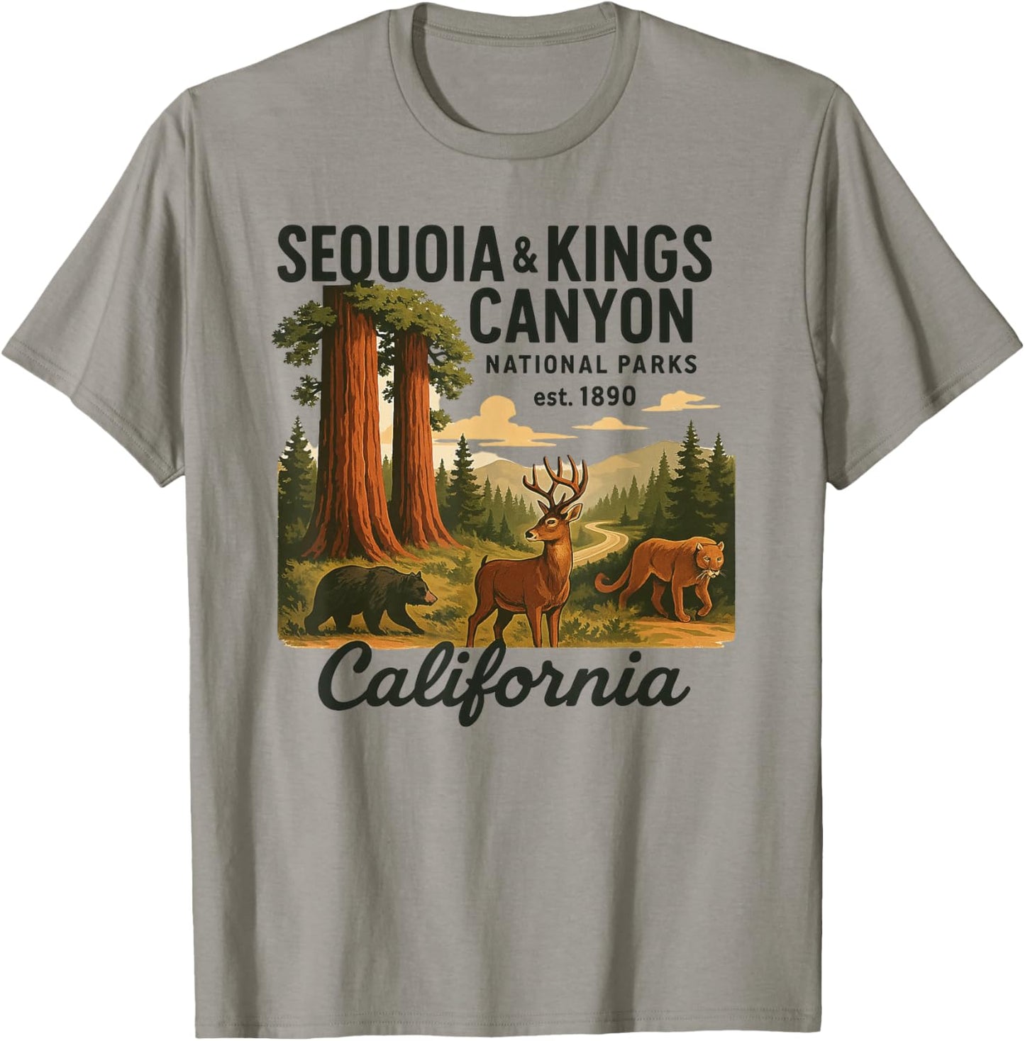 Sequoia kings Canyon National Parks T-Shirt