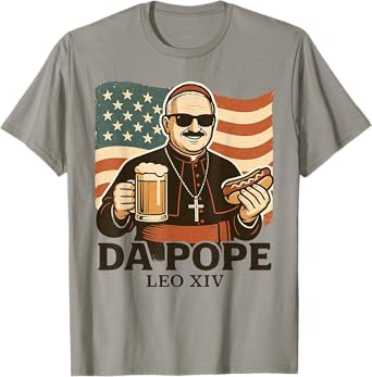 Da Pope Leo XIV Provost Funny First Pope From America T-Shirt