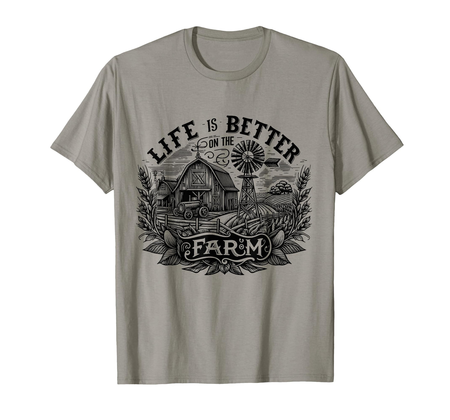 Funny Farming Life is Better On The Farm Farm Lover T-Shirt