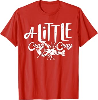 Crawfish Boil Shirt Little Cray Louisiana Crayfish Kids T-Shirt