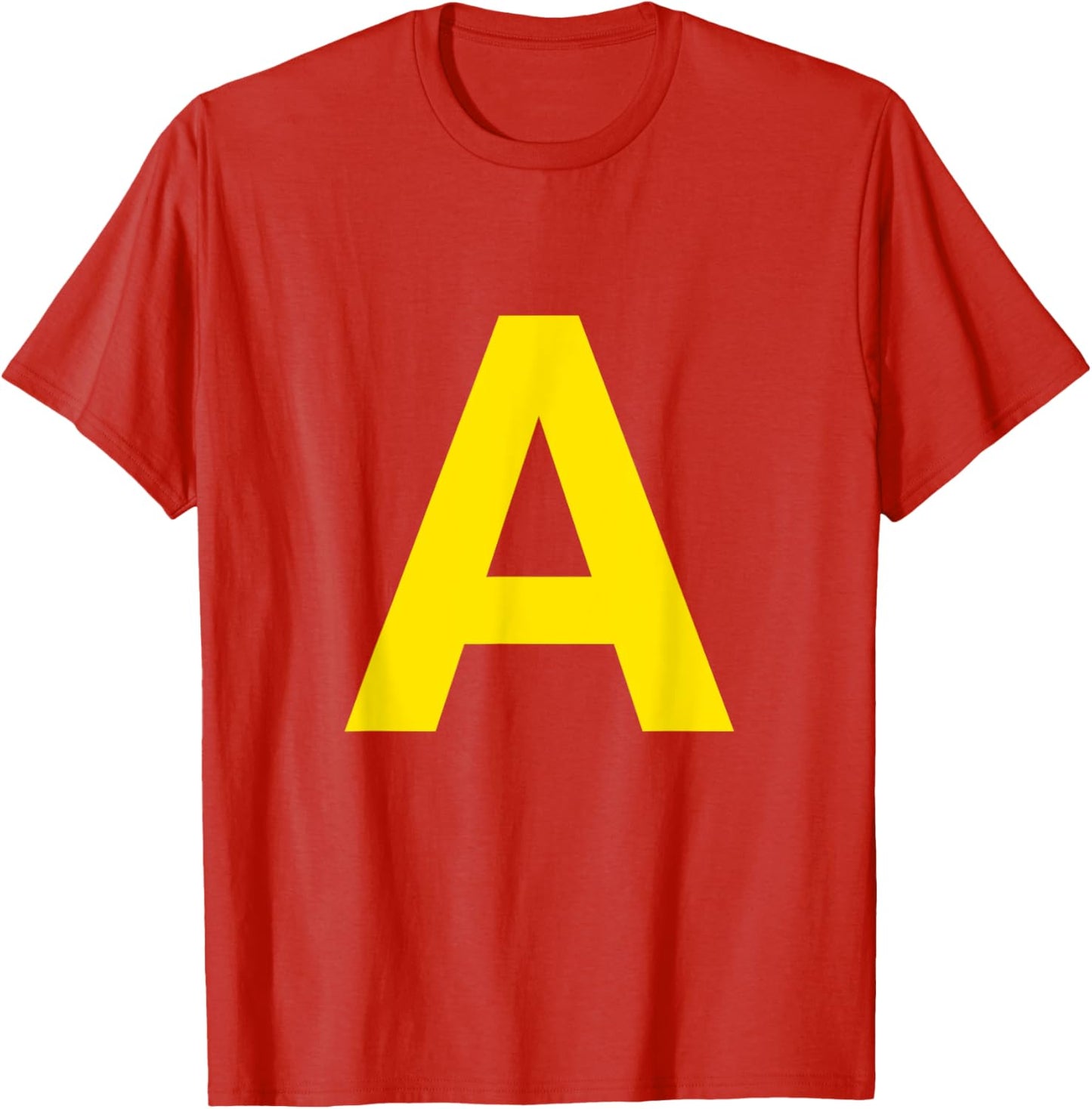 letter a funny chipmunk group matching halloween costume T-Shirt
