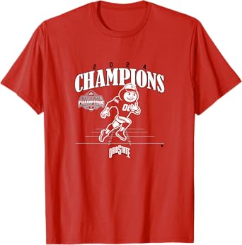 2024 National Champions Mascot - Ohio State Football T-Shirt