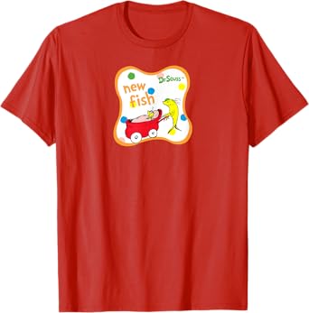 Dr. Seuss New Fish T-shirt T-Shirt