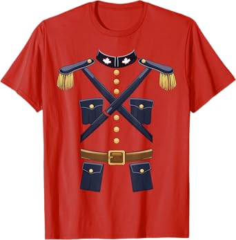 : Funny Canadian Mountie Costume Halloween T-Shirt