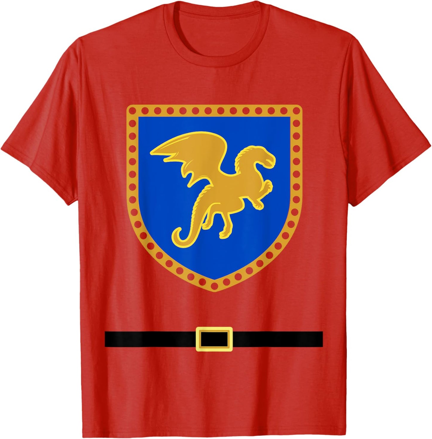 Medieval Knight Renaissance Tunic DIY Costume Dragon T-Shirt