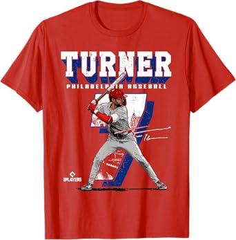 Trea Turner | Philadelphia MLB Baseball Players| MLBTTU204M T-Shirt