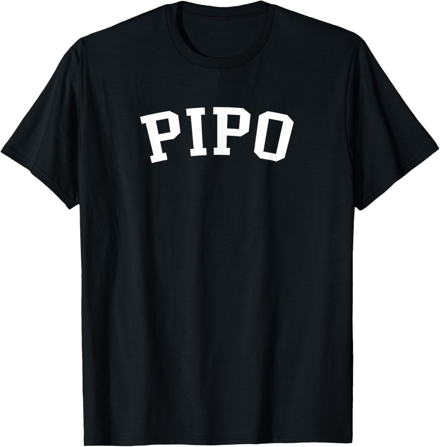 PIPO Black Graphic T-Shirt for Men