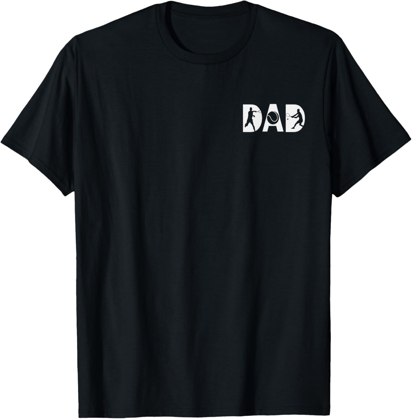 Tennis Player Dad Club Pocket Graphic Tennis Lover Father T-Shirt