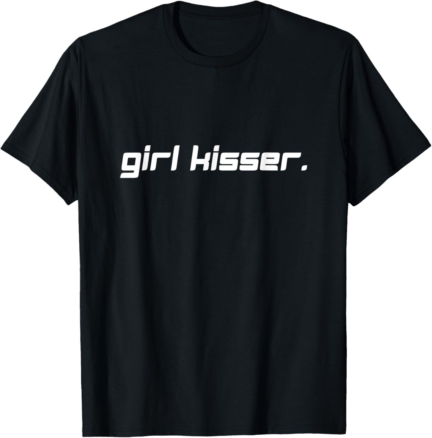 Lesbian Girl Kisser Pride LGBTQ Y2K Pansexual Bisexual Queer T-Shirt