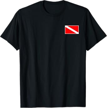 DIVER DOWN FLAG SCUBA FLAG DIVING FREEDIVING SAFETY T-Shirt