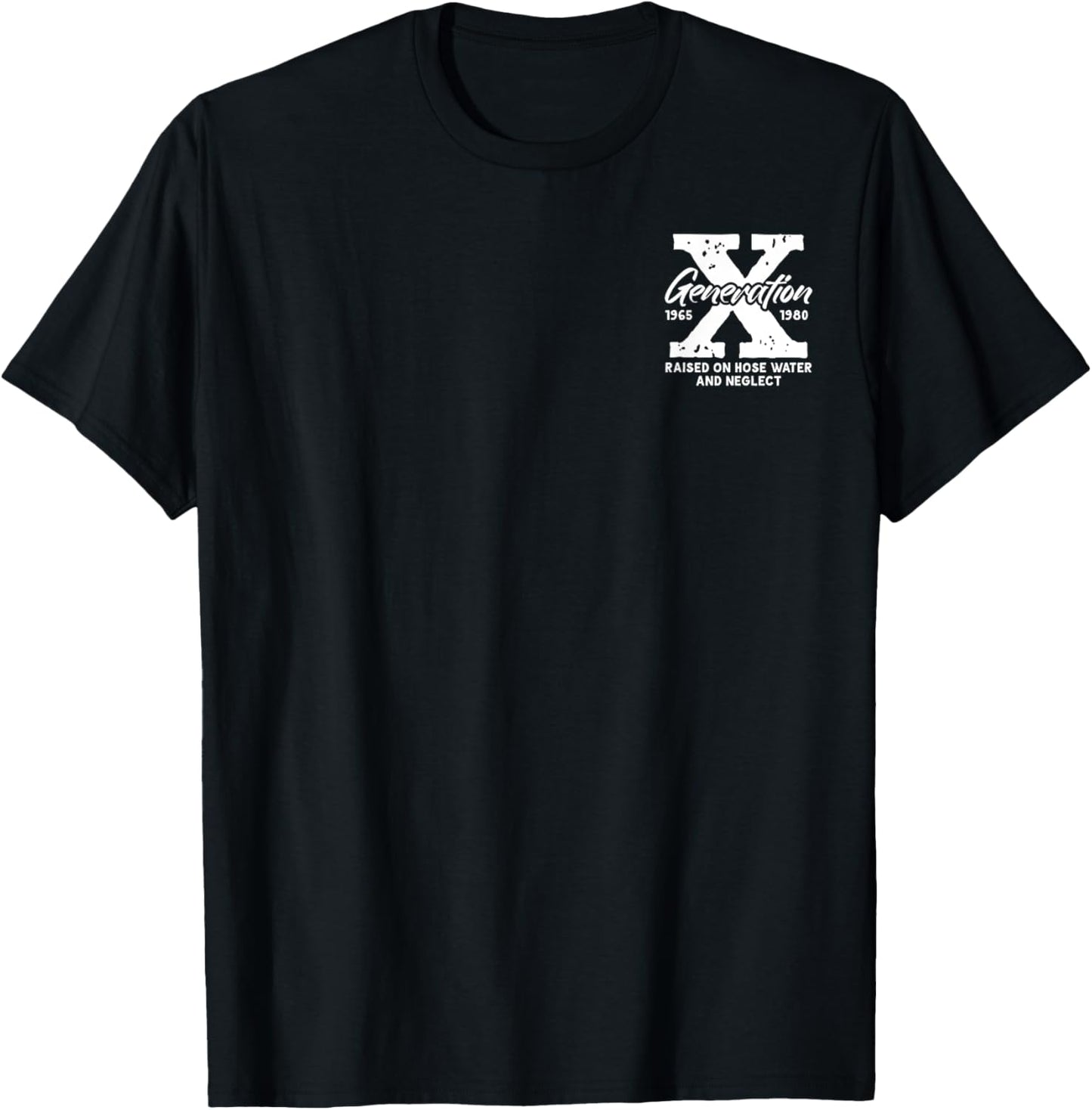 Generation X Stay Feral Front & Back Print Gen X Vintage T-Shirt