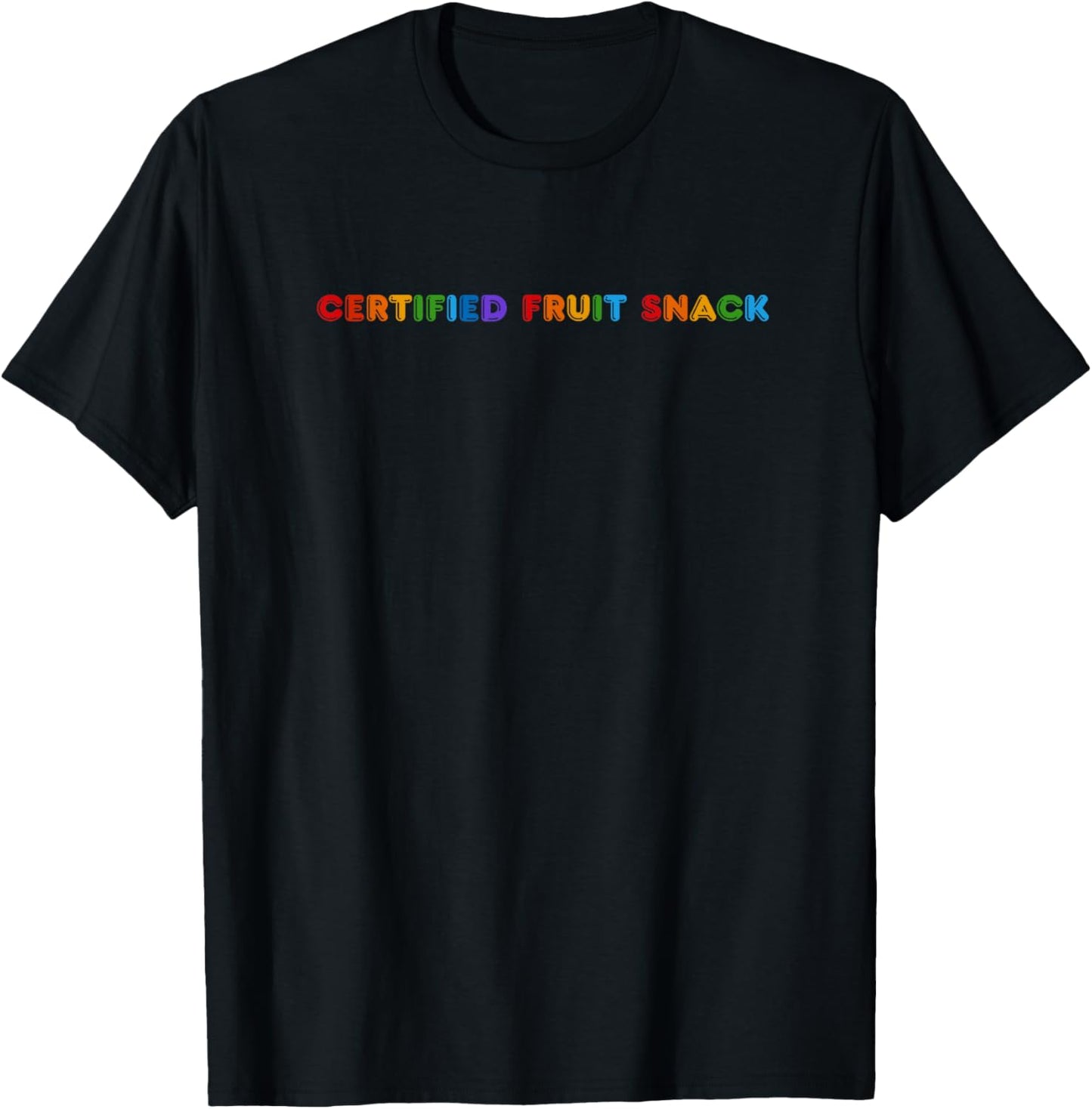 Rainbow Certified Fruit Snack Lesbian Pride Month Gay LGBTQ T-Shirt