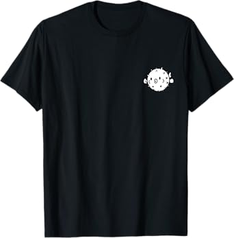Cute Puffer Fish Graphic T-Shirt