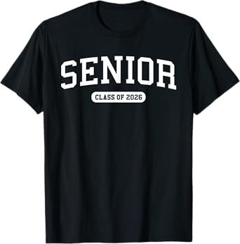 Retro Class of 2026 Senior Men Women Funny Seniors 2026 T-Shirt