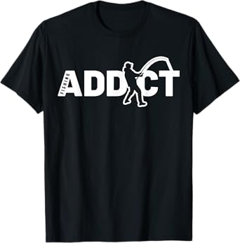 Fishing Shirt | Addictive Fishing, Dad's Gift for Angel Coach T-Shirt