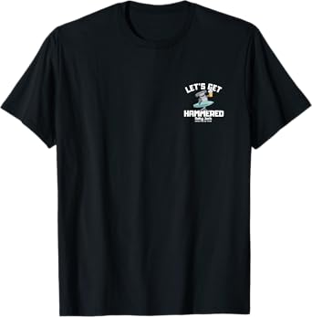 Salty Joe's - Let's Get Hammered Lightweight, Graphic T-Shirt