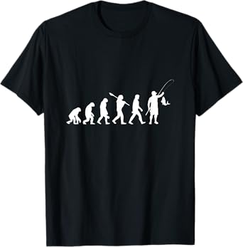 Fishing Fish Fishing Design Fishing Rod Evolution fishing T-Shirt