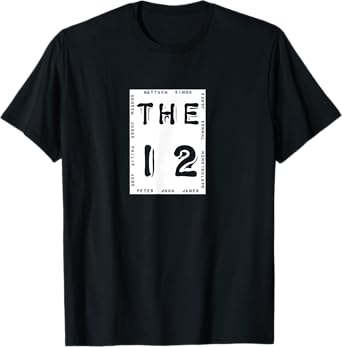 The Twelve Apostles T Shirt Jesus Disciples Bible Men Gift T-Shirt