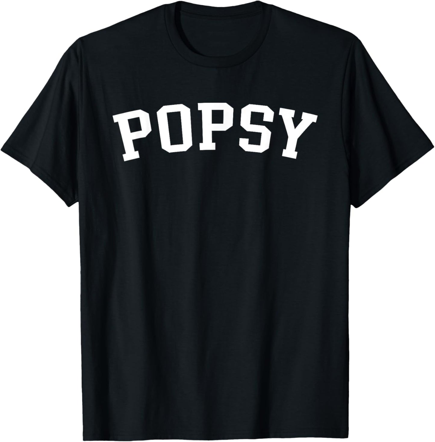 POPsy Graphic Black T-Shirt for Men and Women