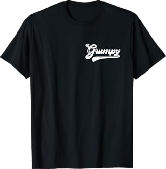 Mens Grumpy Vintage Retro Father's Day for Grumpy Grandpa T-Shirt