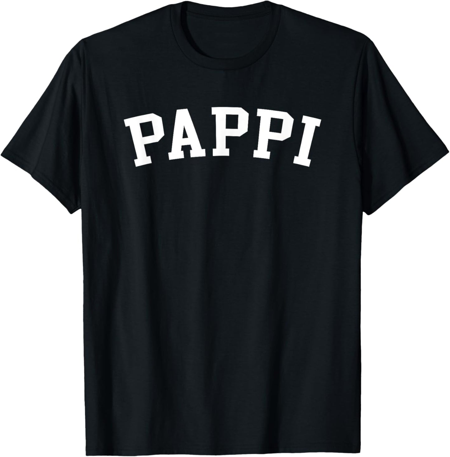 PAPPI Graphic Tee for Men, Casual Black Shirt