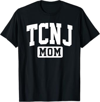 Family University College Arch Retro Design TCNJ The College of New Jersey Mom Mother Arch Vintage T-Shirt