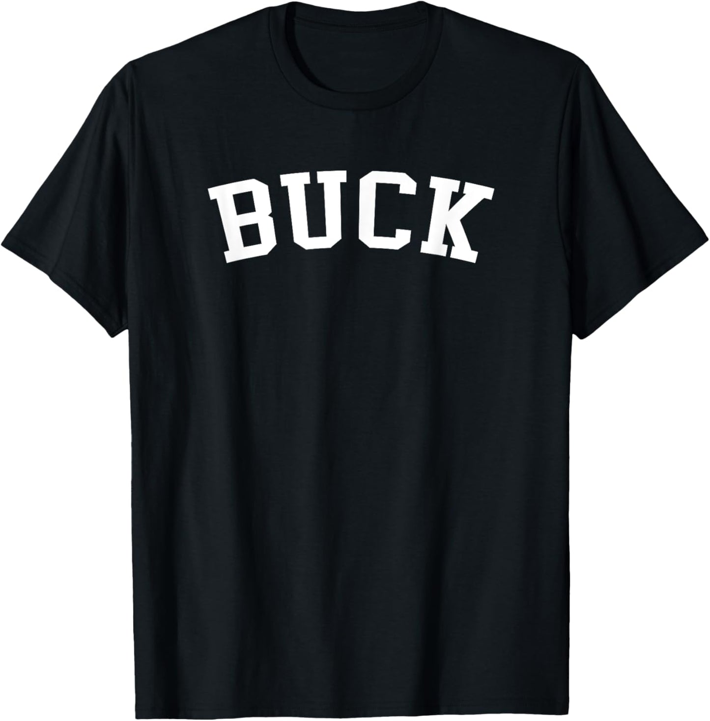 Buck Graphic T-Shirt for Men | Casual Wear Black Tee