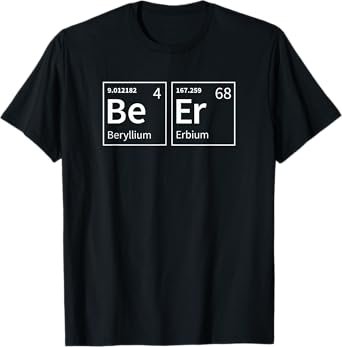 Periodic Table of Beer - Funny Beer T-Shirt